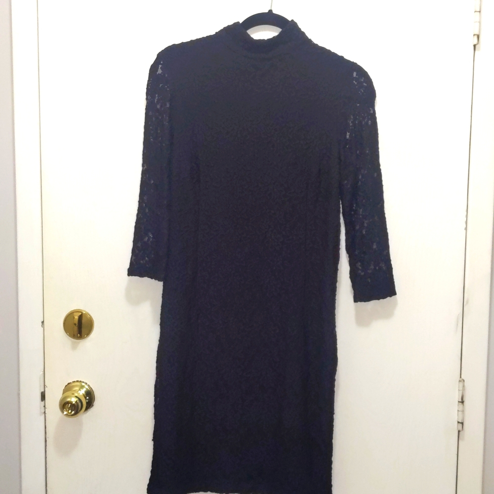 Zara Black lace dress